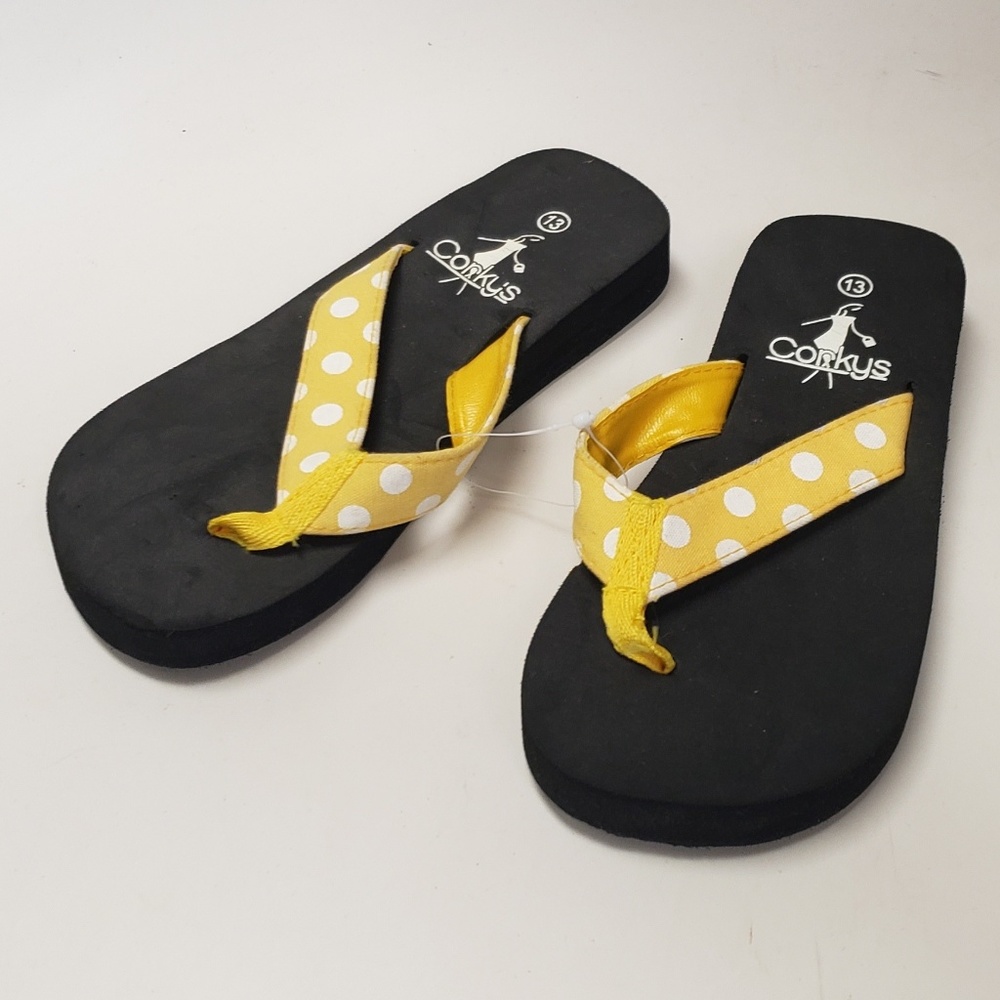 CORKYS Youth Girls Thong Flip Flops
